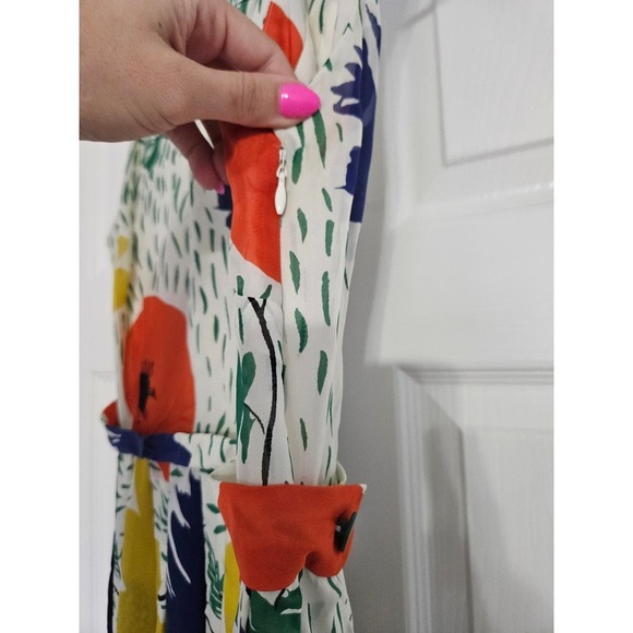 Girls from Savoy Anthropologie primary Bloom Silk Dress - Picture 4 of 5